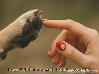 Amateur babes share their intimate moments with their dogs