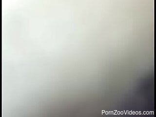 Dog fucks chubby woman in the pussy and comes on her fat ass